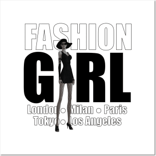 Fashion Girl Posters and Art